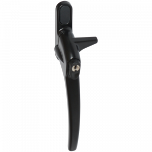ERA Charisma Inline Cockspur Locking Espag Handle - 12mm LH Locking Black