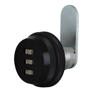 ASEC 3 Digit Combination Nutfix Camlock - 20mm Black