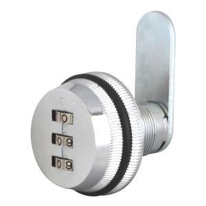 ASEC 3 Digit Combination Nutfix Camlock - 20mm Silver