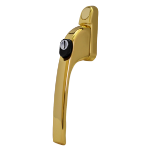 CHAMELEON Inline Window Espag Handle - Polished Brass