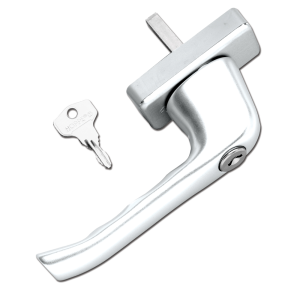 HOPPE UPVC Espag Handle Inline - Tilt & Turn - White
