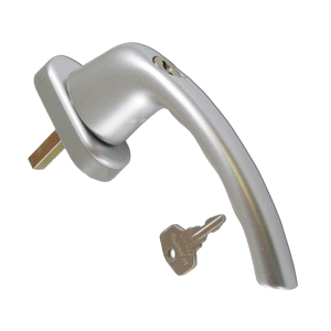 HOPPE UPVC Espag Handle Inline 0710S/U26 - Silver
