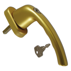HOPPE UPVC Espag Handle Inline 0710S/U26 - Gold