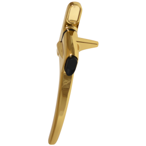 ERA Charisma Inline Cockspur Non Locking Espag Handle - 21mm LH Non Locking Polished Gold