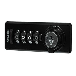 CODELOCKS KitLock KL20 Horizontal Mechanical Combination Lock With Auto Scramble - KL20 Black LH