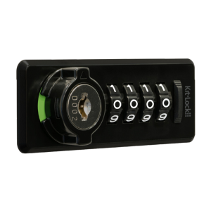 CODELOCKS KitLock KL20 Horizontal Mechanical Combination Lock With Auto Scramble - KL20 Black RH